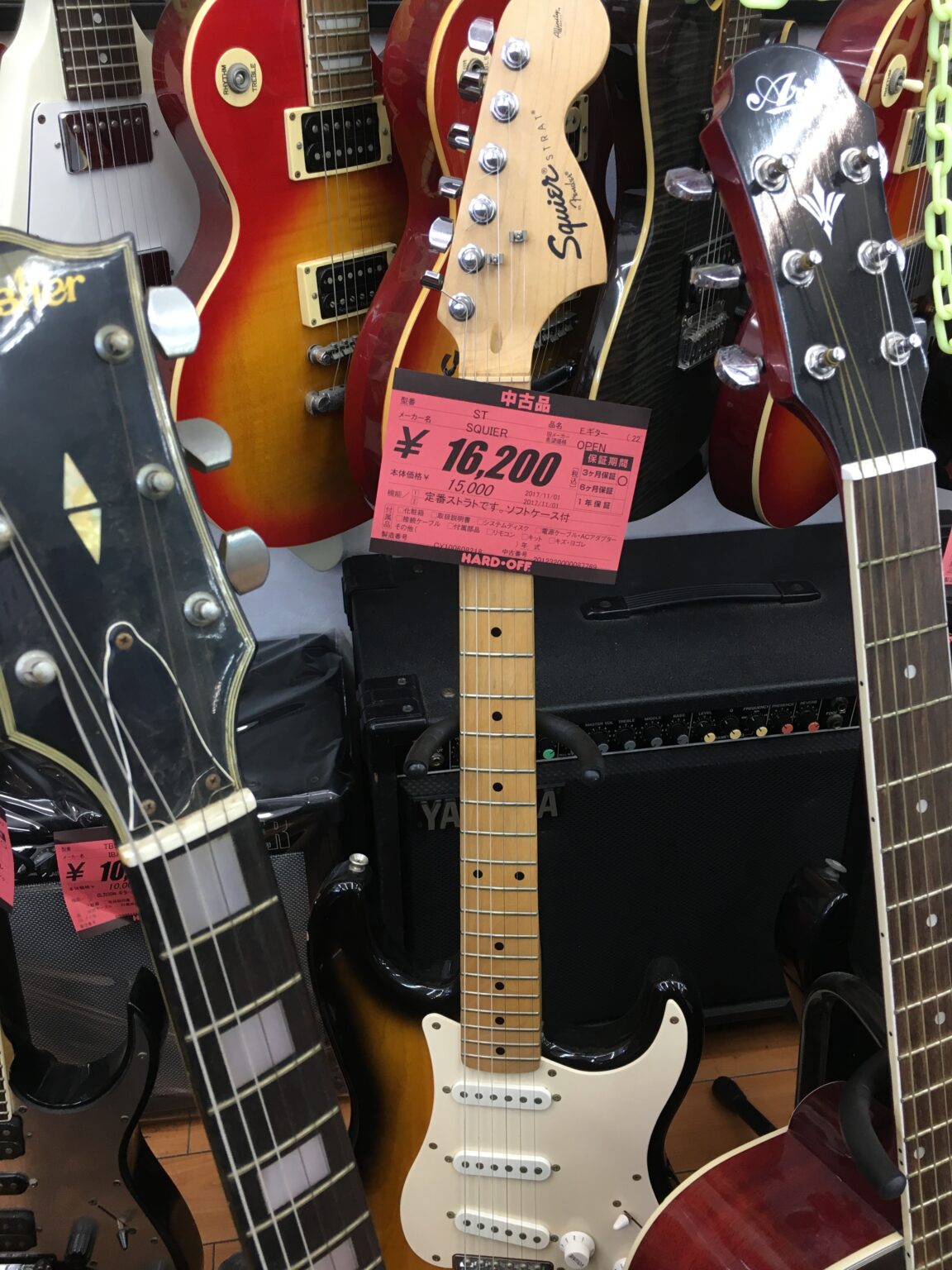 スクワイヤー ペグ 中古 Squier by Fender - ギター